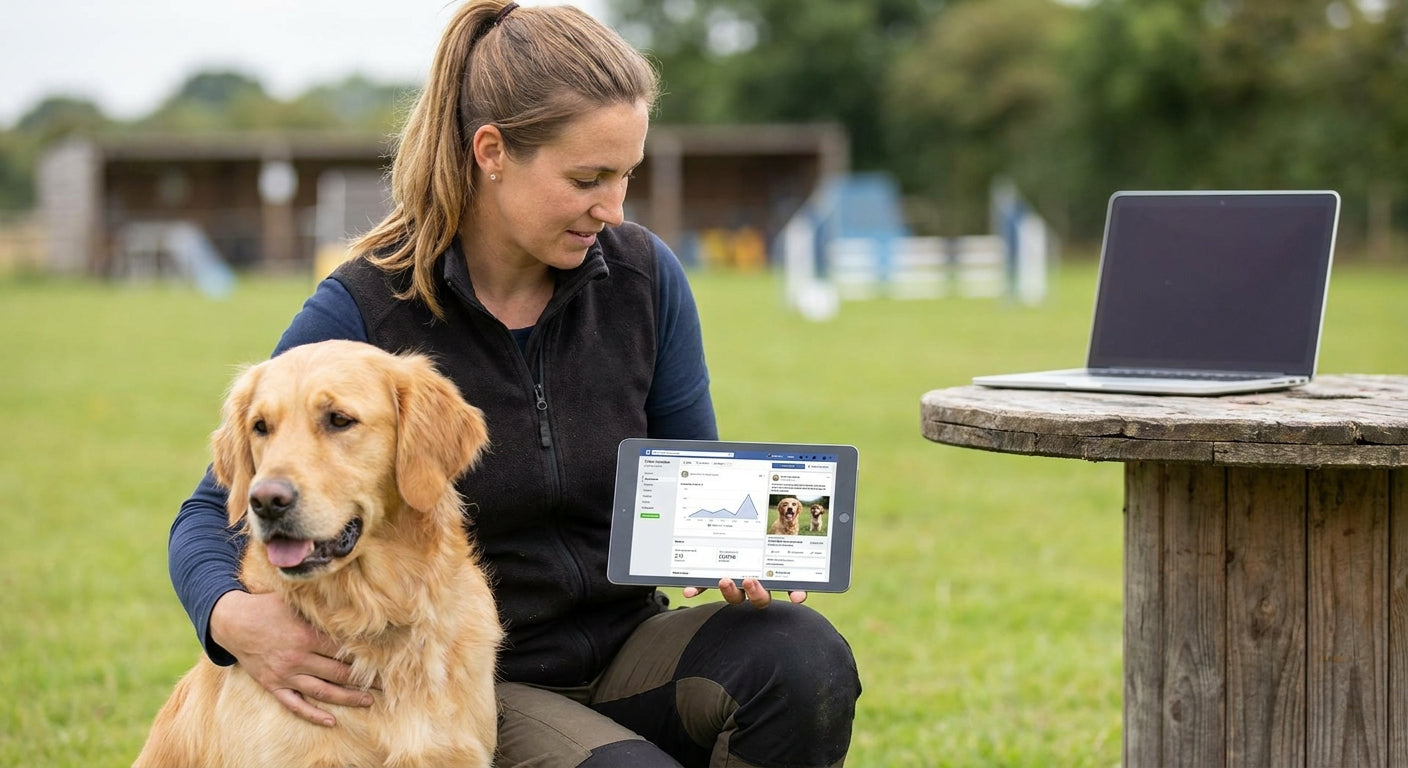 Facebook ads for dog training businesses