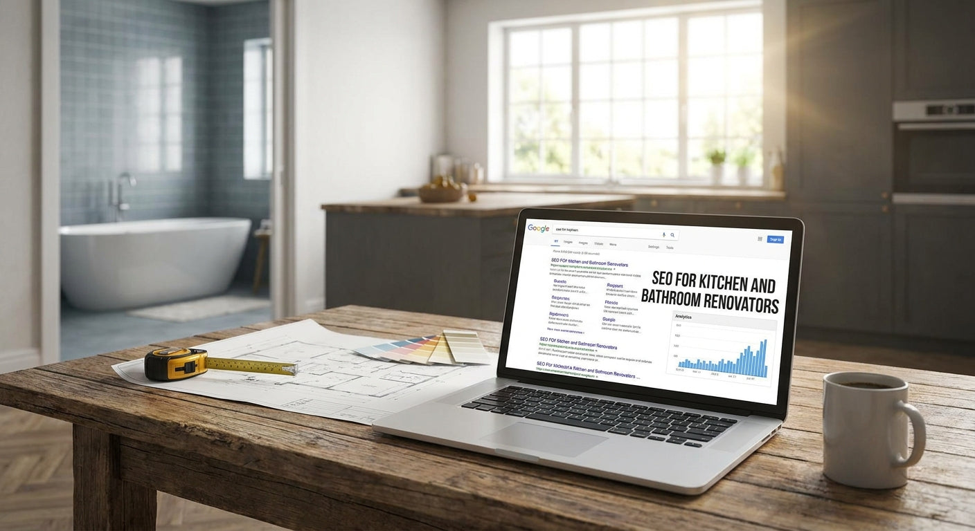 SEO for kitchen and bathroom renovators
