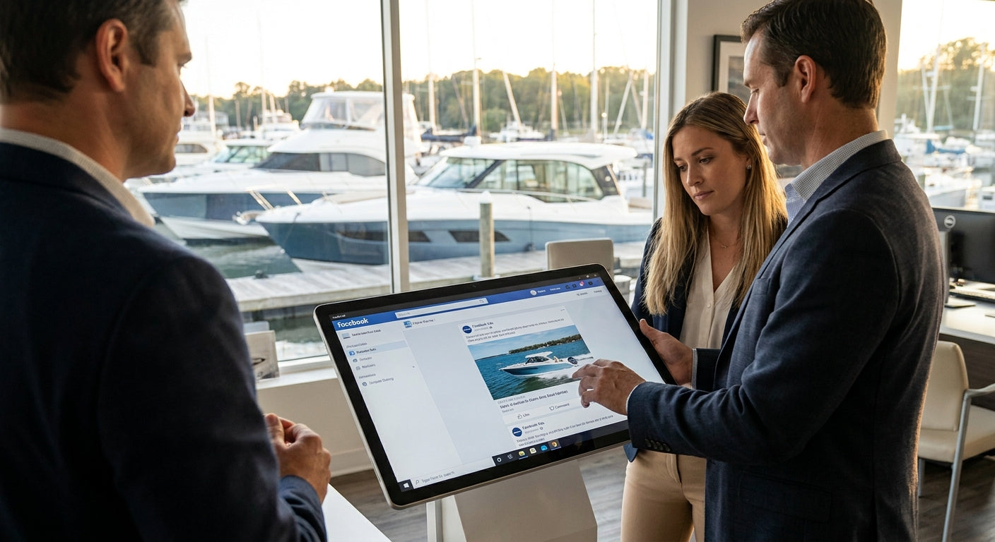 Facebook ads for boat and marine dealers