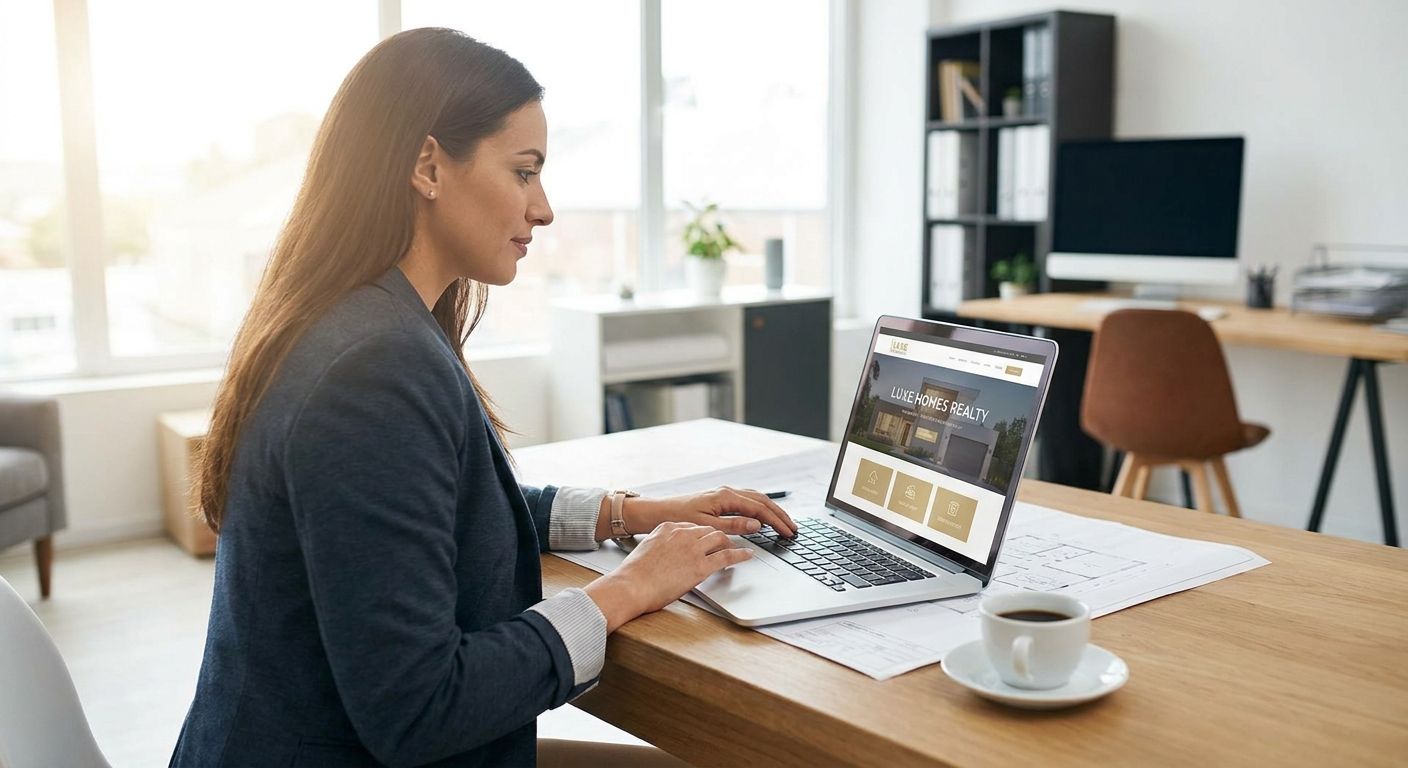 Website design for real estate agents