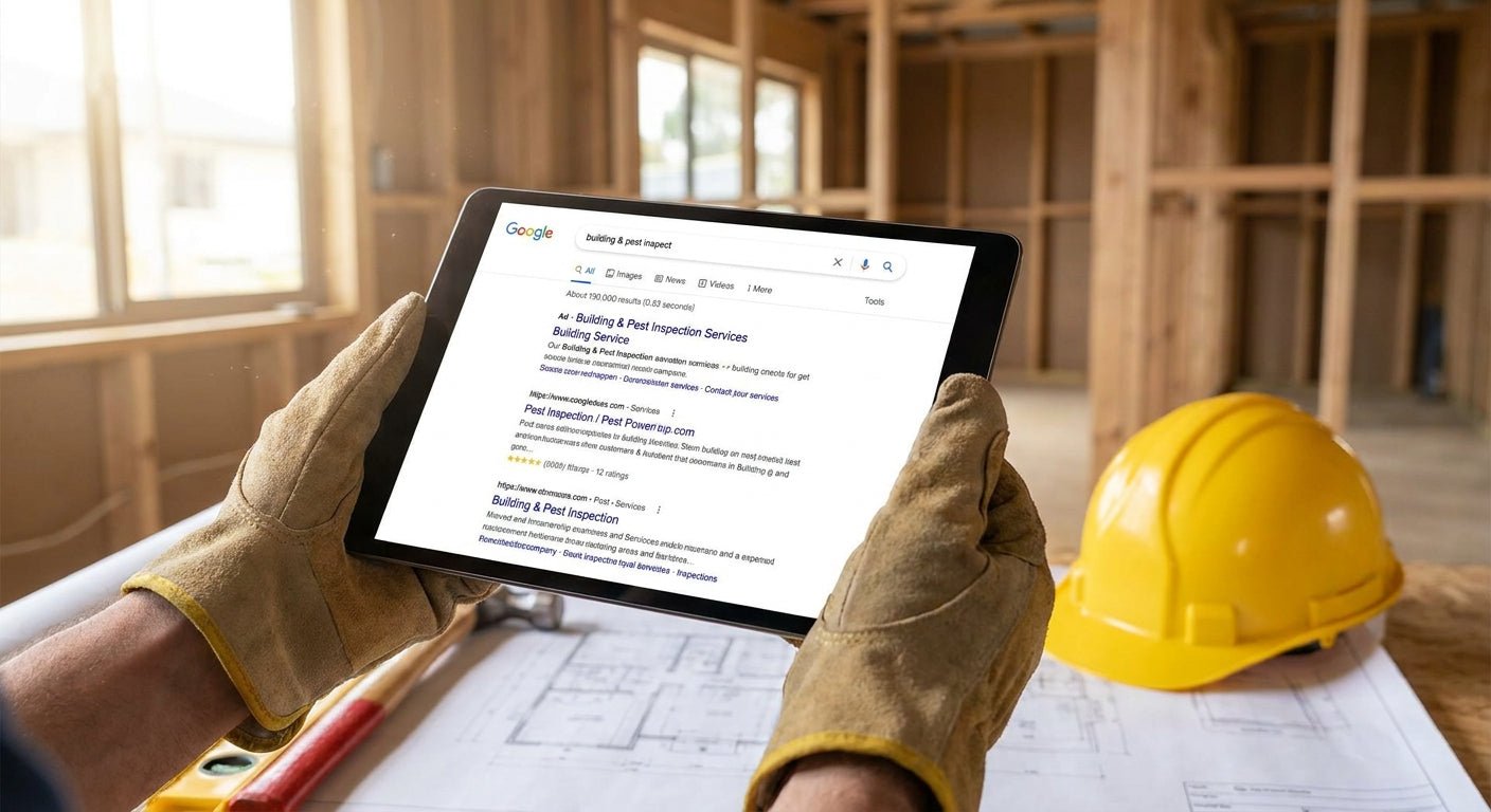 Google Ads for Building and Pest Inspectors (2026 Guide) - The Perfume Oil Company