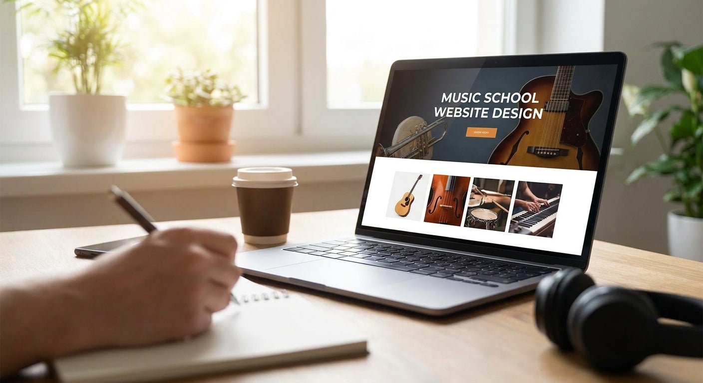 Website Design for Music Schools: What Works in 2026 - The Perfume Oil Company