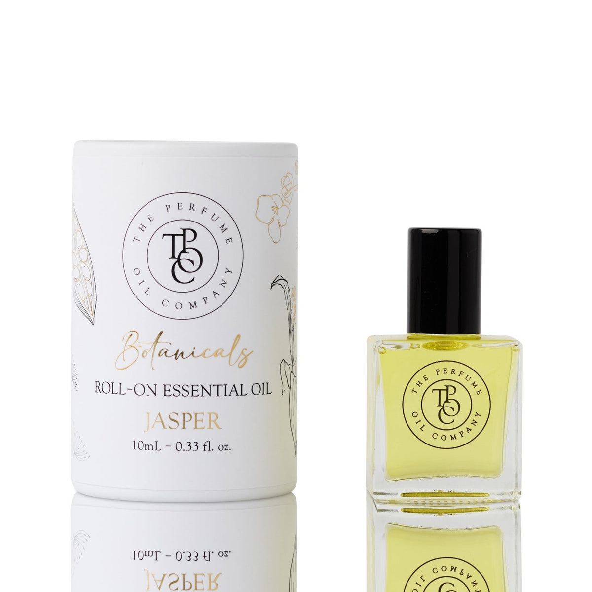 JASPER Natural Sandalwood & Patchouli roll-on perfume oil bottle by The Perfume Oil Company
